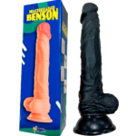 Consolador 24cm Benson con Chupa Black