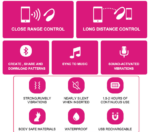 Huevo Komodo Vibrador a Distancia Bluetooth - Imagen 6