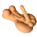 Torso Trans Tamaño Real Con Gran Pene