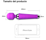 Vibrador Clítoris Micrófono Carga USB Poly Wand - Imagen 2