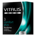 Condones Vitalis Comfort Plus x 3
