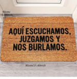 Tapete Felpudo Para Visitas Chismosas - Imagen 2