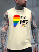 Camiseta Esqueleto para Hombre con Estampado de Pareja Lgbtq+ "I'm Hers"