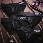 Slip Interior de Polipiel para Hombre con Elástico "Fashion"