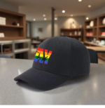 Gorra de Béisbol Negra Orgullo LGBTQ+ Gay Pride