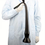 Dilatador Extralargo de Silicona Flexible Negro Largo 35cm - Imagen 4