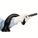 Dilatador Extralargo de Silicona Flexible Negro Largo 35cm - Imagen 2