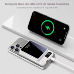Power Bank Magnético Carga Rápida y Carga Inalámbrica - Imagen 4