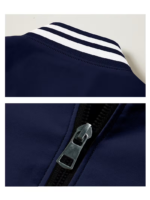 Chaqueta Bomber Universitaria Azul Marino con Estampado Orgullo Gay Sorry Girls Im Gay - Imagen 3