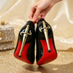 Zapatos de Tacón Alto con Tacón de Daga Metálica Diseño Exclusivo y Elegante para Mujer - Imagen 2