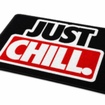 Alfombra Decorativa De Entrada Just Chill Antideslizante Para Hogar