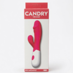 Vibrador Recargable Candry con Estimulación Dual para Punto G y Clítoris