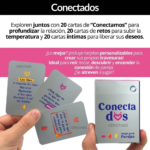 Juego de Cartas para Parejas ConectaDos (18+) Dinámicas Divertidas, Íntimas y Románticas - Imagen 3