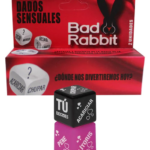 Dados Sensuales Bad Rabbit Juego de Dados Eróticos para Parejas