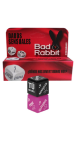 Dados Sensuales Bad Rabbit Juego de Dados Eróticos para Parejas