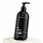 Lubricante Íntimo Gel Cum Elemental Base de Agua Sabor Crema de Whisky Efecto Cambio de Transparente a Blanco 500 ml
