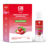 Lubricante Íntimo Saborizado Elixir Lube Fresa Bombón 30 ml Sensación Caliente Base Agua