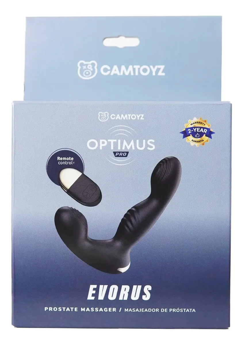evorus Masajeador de Próstata Camtoyz Optimus Pro Evorus con Control Remoto Recargable - Imagen 1