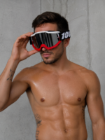 Gafas Motocross 100% con Lente Espejado y Estuche Protector – Protección para Enduro, MX y Off Road - Imagen 2