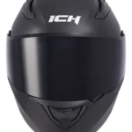 Casco Abatible para Moto ICH 3130 Solid Negro Mate Certificación DOT y Doble Visor