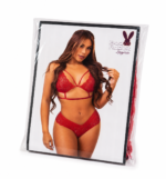 Lencería Sensual En Encaje Rojo Bad Rabbit