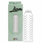 Funda Texturizada de Silicona Liam con Estimulación Exterior Reutilizable