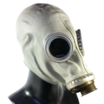 Máscara de Gas Cabeza Completa Estilo GP-5 con Rosca Capucha Integral para Fetichismo y BDSM