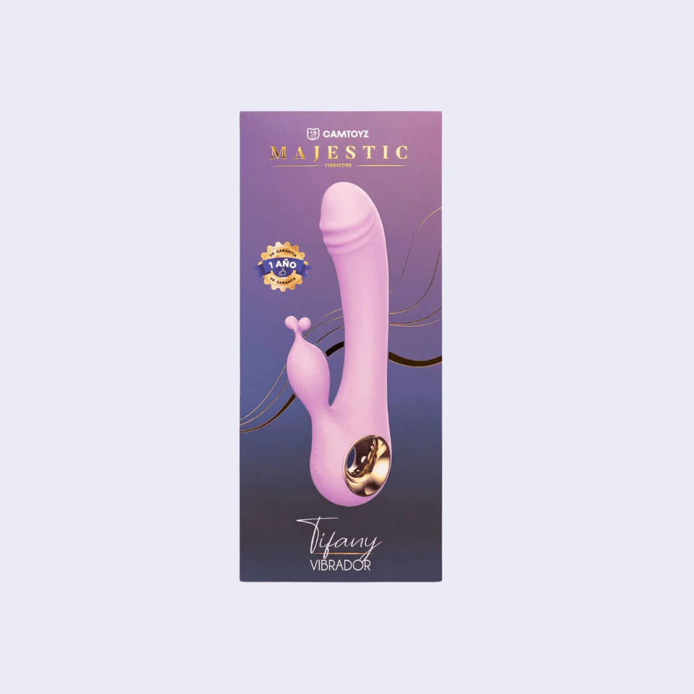 tifany Vibrador Rabbit Camtoyz Majestic Tiffany Recargable con Estimulación Dual - Imagen 1