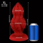 Plug Anal Gigante Talla XL de Silicona en Forma de Capullo - 29 cm / 1.95 kg