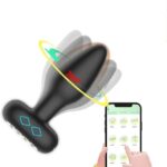 Plug Anal Vibrador Y Giratorio 360° Control Por App