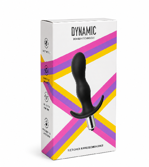 dynamicplug1 Masajeador Eléctrico Multifunción De Silicona Dynamic Estimulador Íntimo - Imagen 1