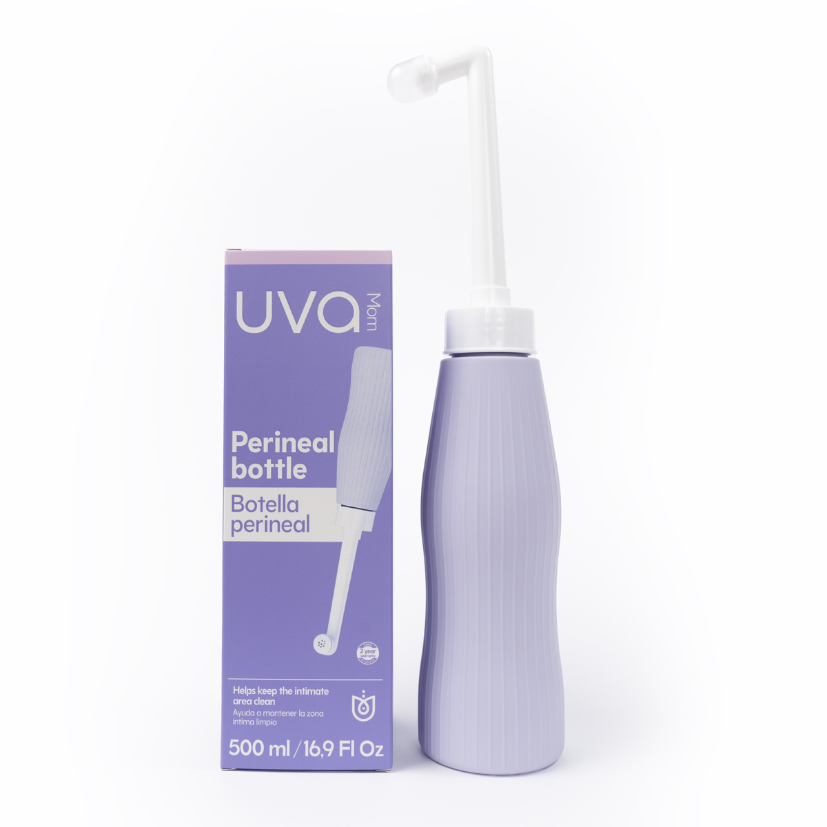 FOTO-17 Botella Perineal de Irrigación Íntima UVA Mom de 500 ml - Imagen 1