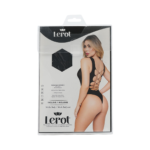 Body de Lencería Erótica Negro con Escote Profundo y Tiras Cruzadas Naia - Imagen 6