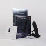Vibrador Anal con Anillo para Pene Obsi Optimus Pro Camtoyz Negro Bluetooth