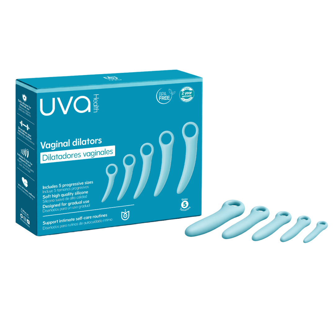 web-dilatadores Kit de Dilatadores Vaginales Graduales UVA Health - Set de 5 Tamaños de Silicona Médica - Imagen 1